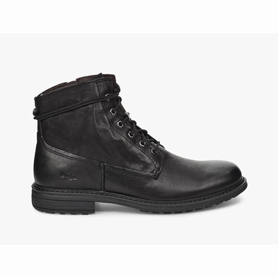 Botas UGG Morrison Lace-Up Homem Pretas | PT-XTGLU